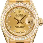 Cheapest Supreme Rolex Lady Datejust 26mm Yellow Gold Diamond