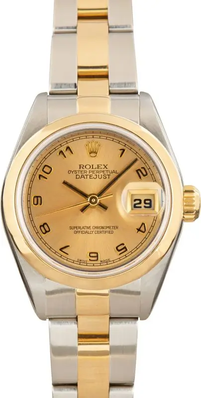 Cheapest Rolex Ladies Datejust 79163 Champagne Arabic Dial 26mm