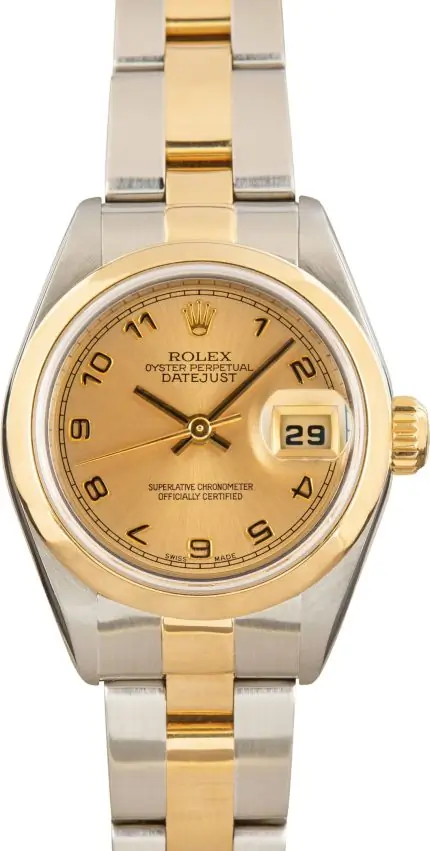 Cheapest Rolex Ladies Datejust 79163 Champagne Arabic Dial 26mm