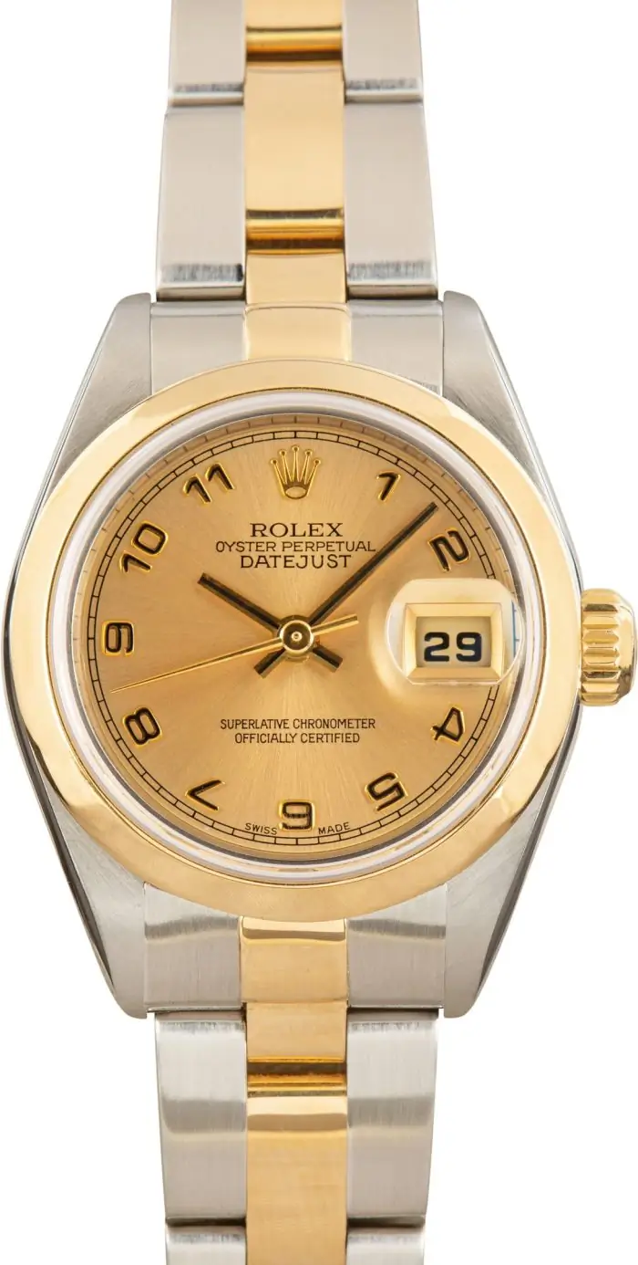 Cheapest Rolex Ladies Datejust 79163 Champagne Arabic Dial 26mm - Image 2