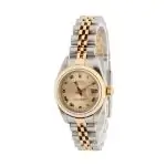 Cheapest Rolex Lady Datejust 79173 Steel Gold Champagne Roman - Image 3