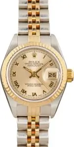 Cheapest Rolex Lady Datejust 79173 Steel Gold Champagne Roman