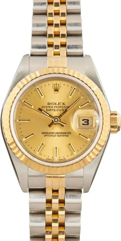 Cheapest Supreme Rolex Lady Datejust Two-Tone Champagne Dial 26mm