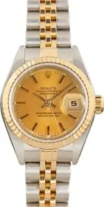 Clean Factory Supreme Rolex Datejust Two-Tone 79173 Champagne Dial