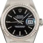Cheapest Rolex Lady Datejust 79174 Black Dial 26mm Stainless Steel