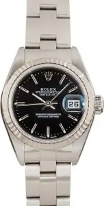 Cheapest Rolex Lady Datejust 79174 Black Dial 26mm Stainless Steel