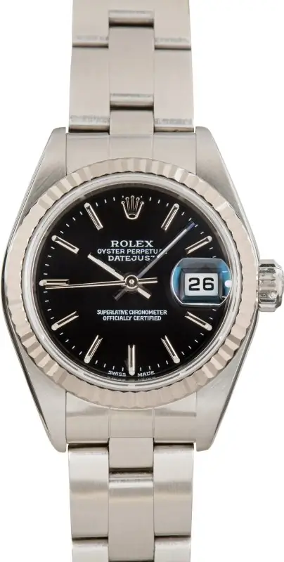 Cheapest Rolex Lady Datejust 79174 Black Dial 26mm Stainless Steel