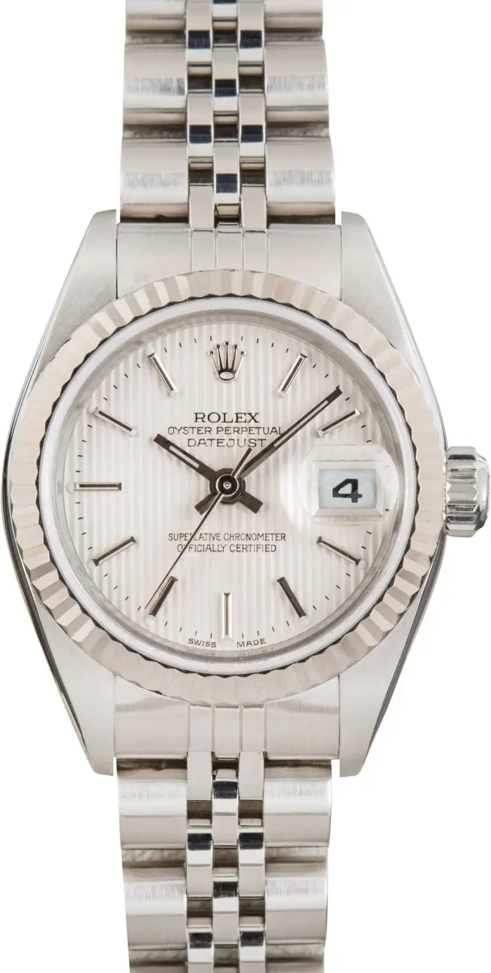 Cheapest Rolex Datejust 79174 Silver Tapestry 26mm Watch - Image 2