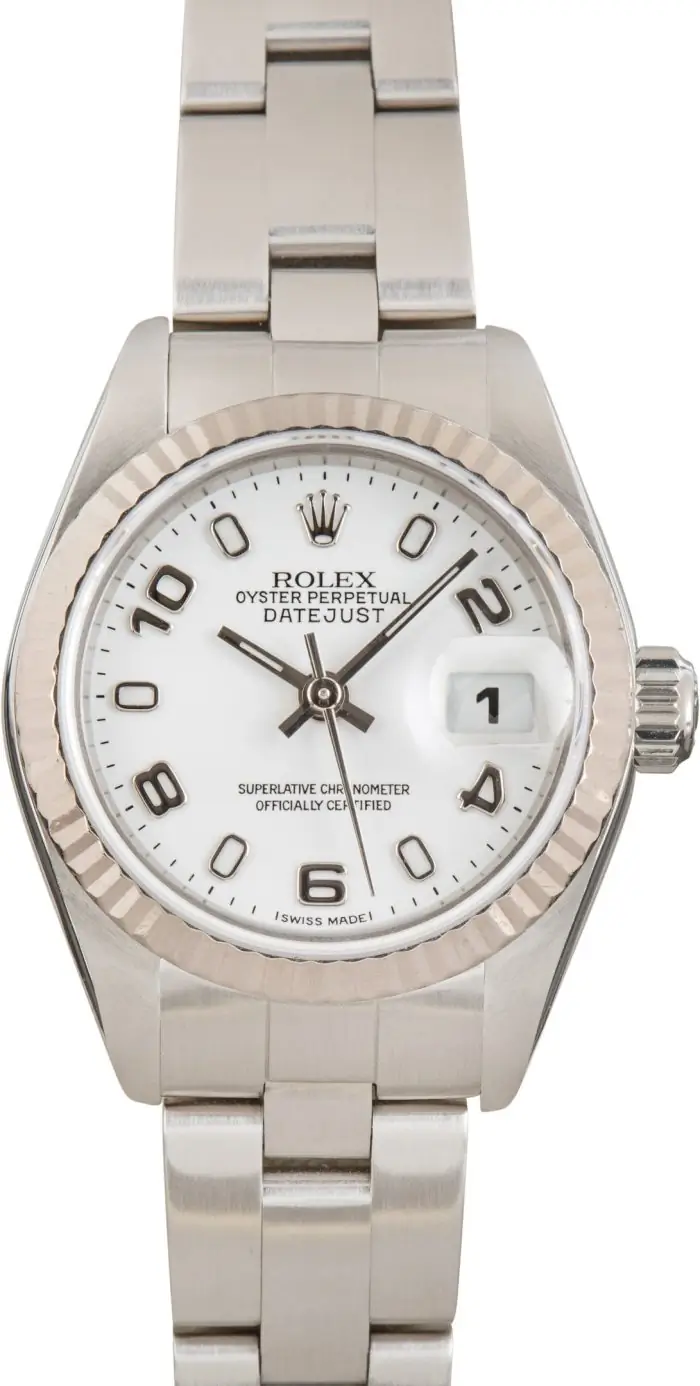 Cheapest Rolex Datejust 79174 White Arabic Dial 26mm - Image 2