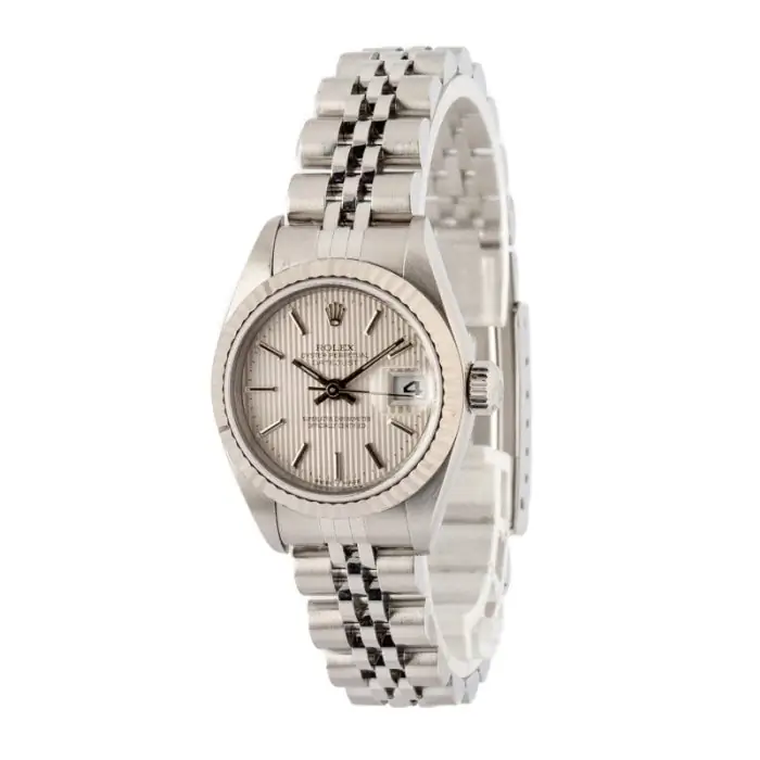 Cheapest Rolex Datejust 79174 Silver Tapestry 26mm Watch - Image 3