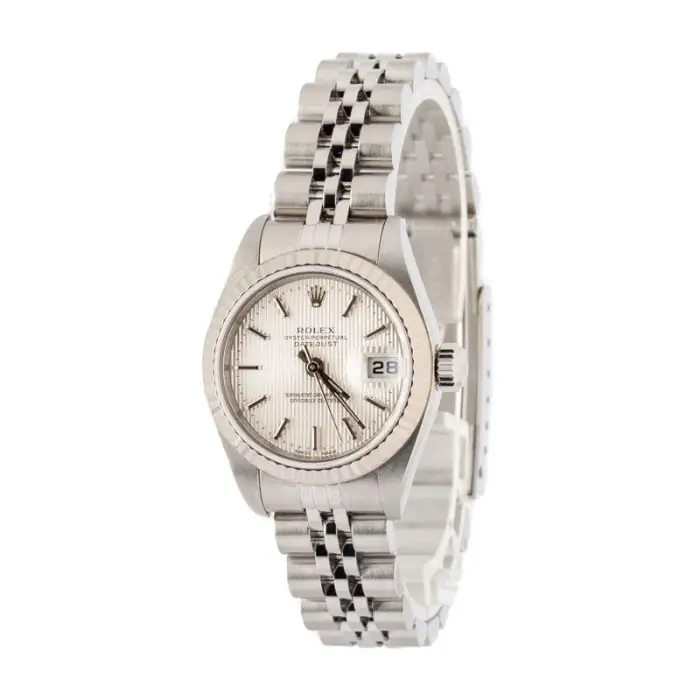 Cheapest Supreme Rolex 79174 Silver Tapestry 26mm Datejust - Image 3