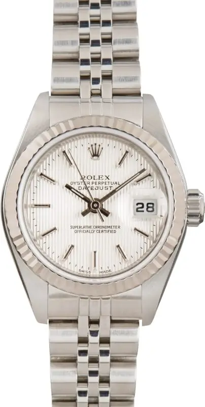 Cheapest Supreme Rolex 79174 Silver Tapestry 26mm Datejust
