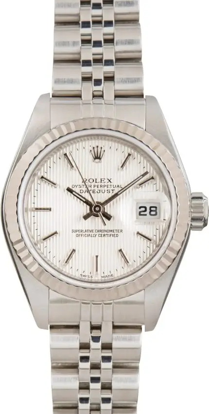 Cheapest Supreme Rolex 79174 Silver Tapestry 26mm Datejust