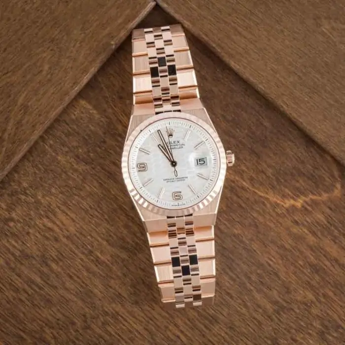 Cheapest Rolex Land-Dweller 36 Everose Gold Super Clone Watch - Image 6