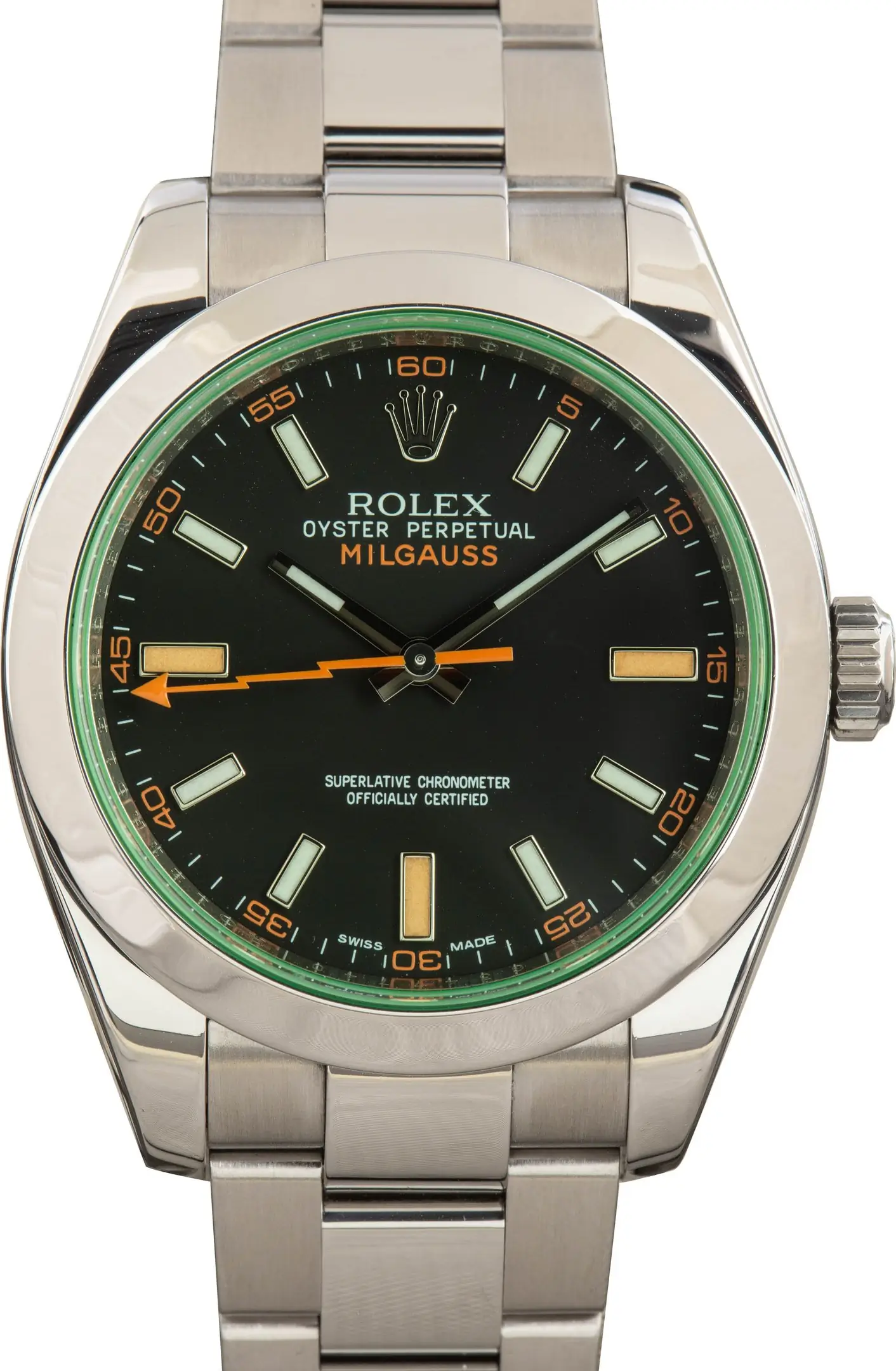 Clean Factory Super Clone Rolex Milgauss 116400 Black Dial 2010