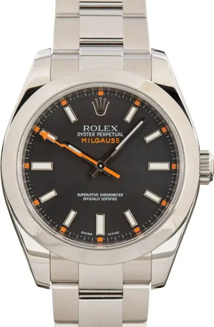 Clean Factory Supreme Rolex Milgauss 116400 Black Dial Clone