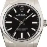 Cheapest Rolex Oyster Perpetual 34mm Black Dial 124200
