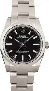 Cheapest Rolex Oyster Perpetual 34mm Black Dial 124200
