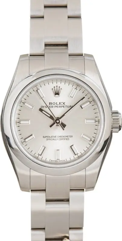 Cheapest Rolex Oyster Perpetual 26mm Silver Dial 176200