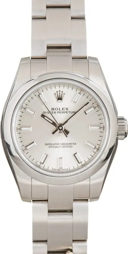 Cheapest Rolex Oyster Perpetual 26mm Silver Dial 176200