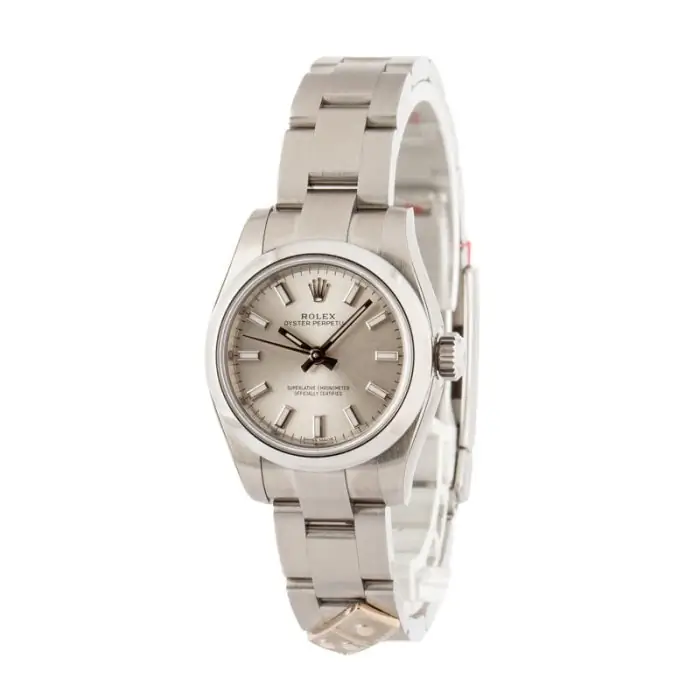 Cheapest Rolex Oyster Perpetual 26mm Silver Dial 176200 - Image 3
