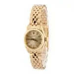 Vintage Rolex 6719 Yellow Gold Ladies Oyster Perpetual Watch - Image 3