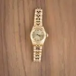 Vintage Rolex 6719 Yellow Gold Ladies Oyster Perpetual Watch - Image 6