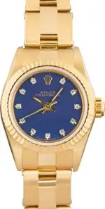 Cheapest Rolex Oyster Perpetual 26 67198 Blue Diamond Dial
