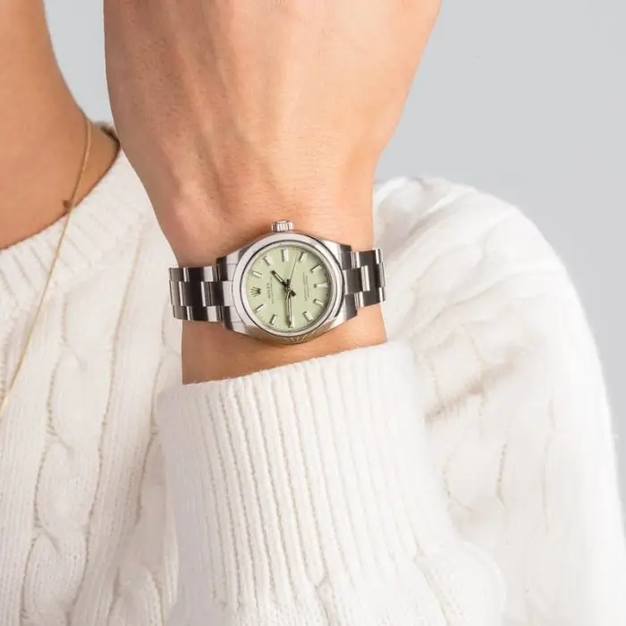 Cheapest Supreme Rolex Oyster Perpetual 28 Pistachio Best Clone - Image 4