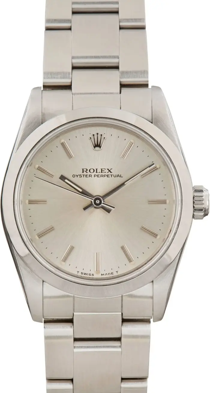 Cheapest Rolex Oyster Perpetual 31mm Silver Dial 67480 - Image 2