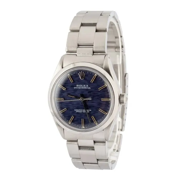 Cheapest Rolex Oyster Perpetual 34 Blue Dial 1002 Stainless Steel - Image 3