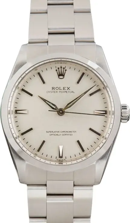 Clean Factory Super Clone Rolex Oyster Perpetual 34 Silver 1002