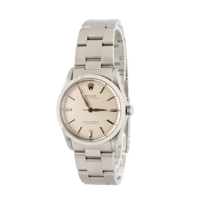 Clean Factory Super Clone Rolex Oyster Perpetual 34 Silver 1002 - Image 3