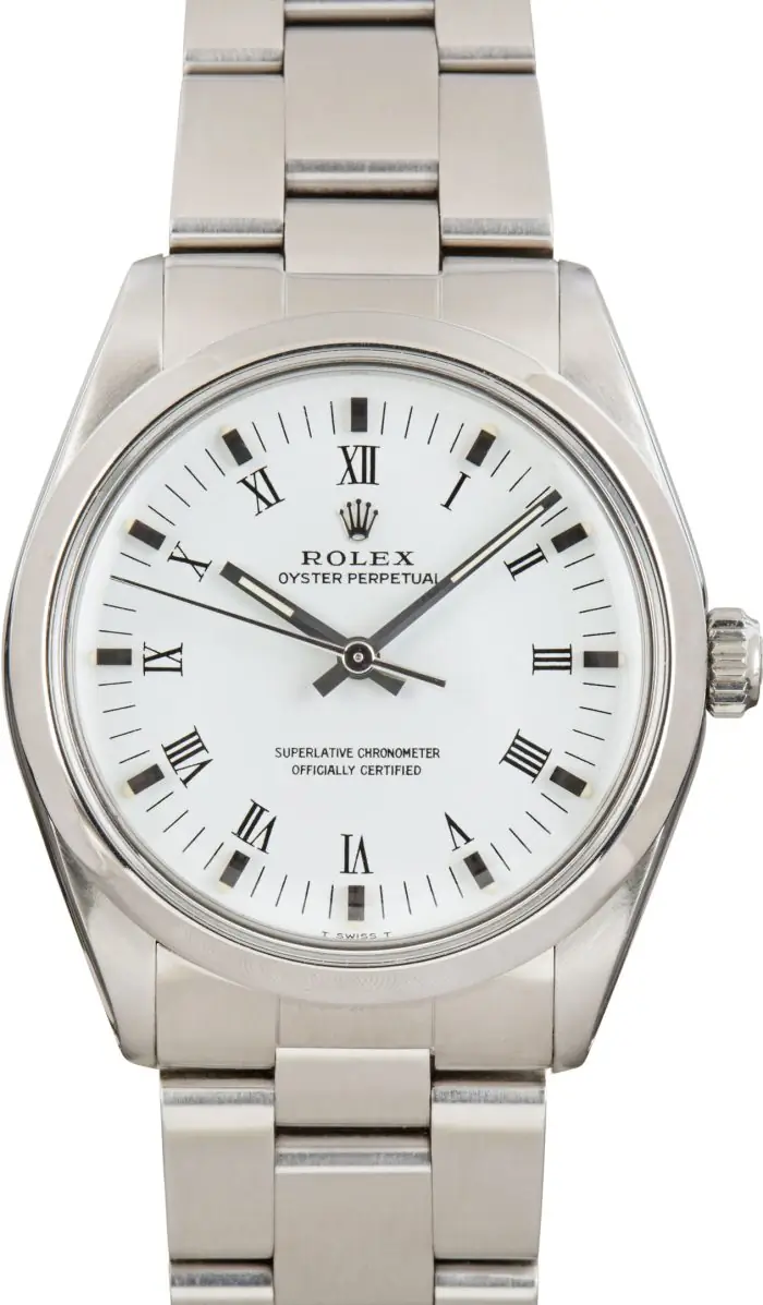 Cheapest Rolex Oyster Perpetual 1002 White Dial 34mm - Image 2