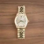 Cheapest Rolex Oyster Perpetual 34 1005 Yellow Gold Vintage - Image 6