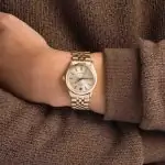 Cheapest Rolex Oyster Perpetual 34 1005 Yellow Gold Vintage - Image 5