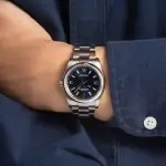 Clean Factory Supreme Rolex Oyster Perpetual 36mm Blue Arabic Dial - Image 5