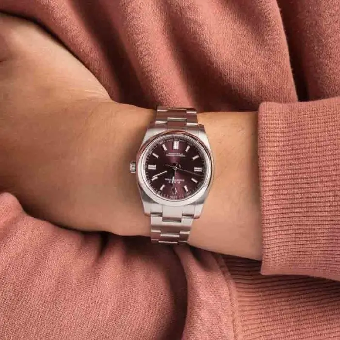 Cheapest Rolex Oyster Perpetual 36mm Red Grape 116000 - Image 5