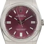 Cheapest Rolex Oyster Perpetual 36mm Red Grape 116000
