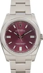 Cheapest Rolex Oyster Perpetual 36mm Red Grape 116000