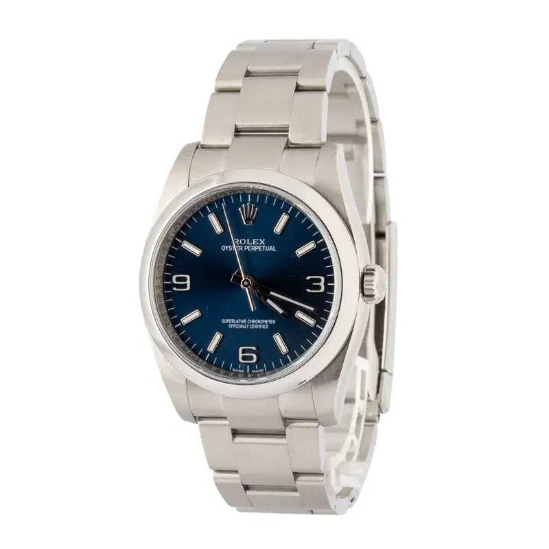Clean Factory Supreme Rolex Oyster Perpetual 36mm Blue Arabic Dial