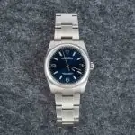Clean Factory Supreme Rolex Oyster Perpetual 36mm Blue Arabic Dial - Image 6