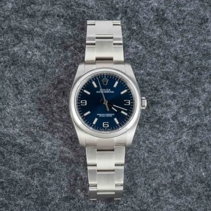 Clean Factory Supreme Rolex Oyster Perpetual 36mm Blue Arabic Dial - Image 6