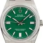 Clean Factory Supreme Rolex Oyster Perpetual 126000 Green Dial