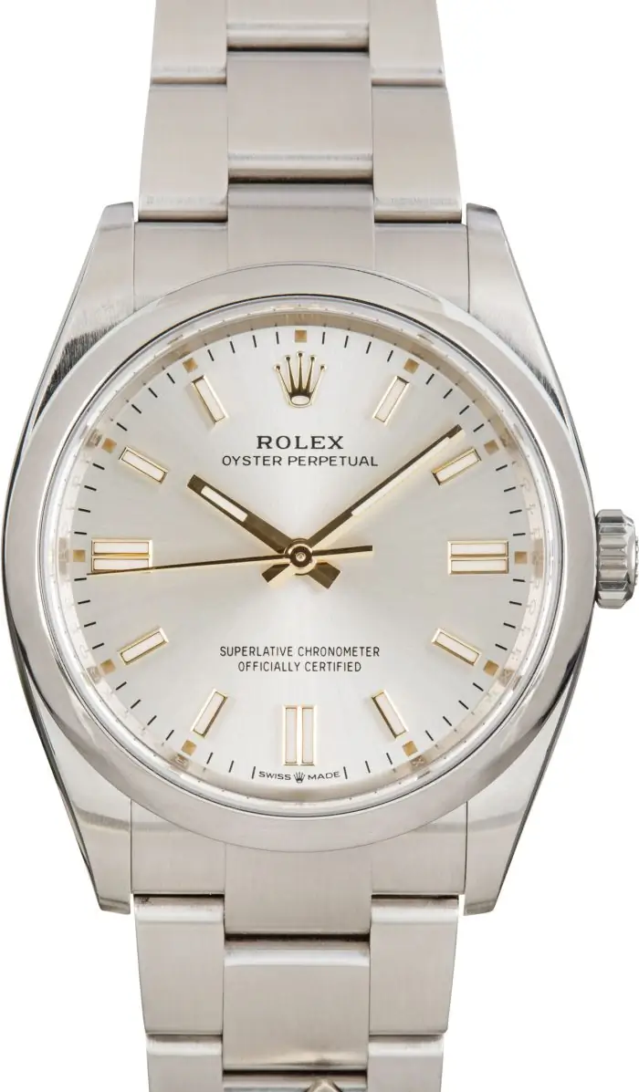 Clean Factory Supreme Rolex Oyster Perpetual 36mm Silver Dial - Image 2