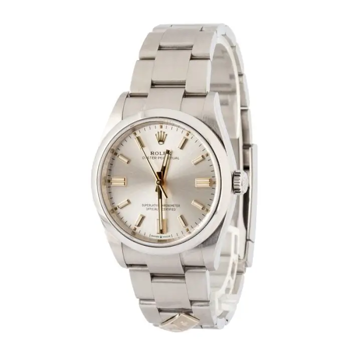 Clean Factory Supreme Rolex Oyster Perpetual 36mm Silver Dial - Image 3