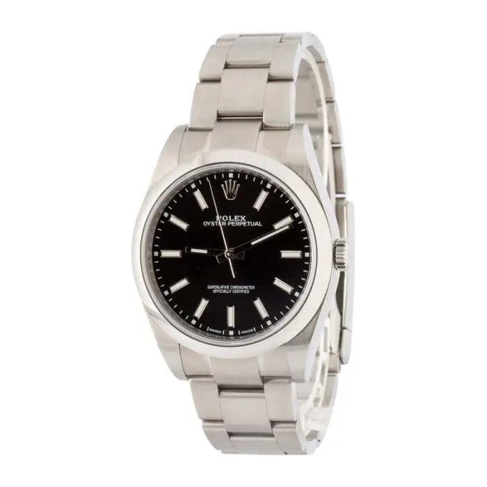 Cheapest Rolex Oyster Perpetual 39mm 114300 Black Dial - Image 3