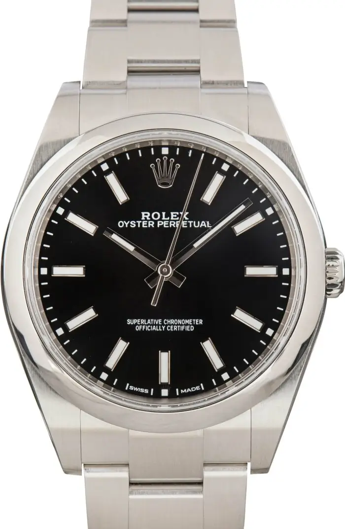 Cheapest Rolex Oyster Perpetual 39mm Black Dial 114300 - Image 2