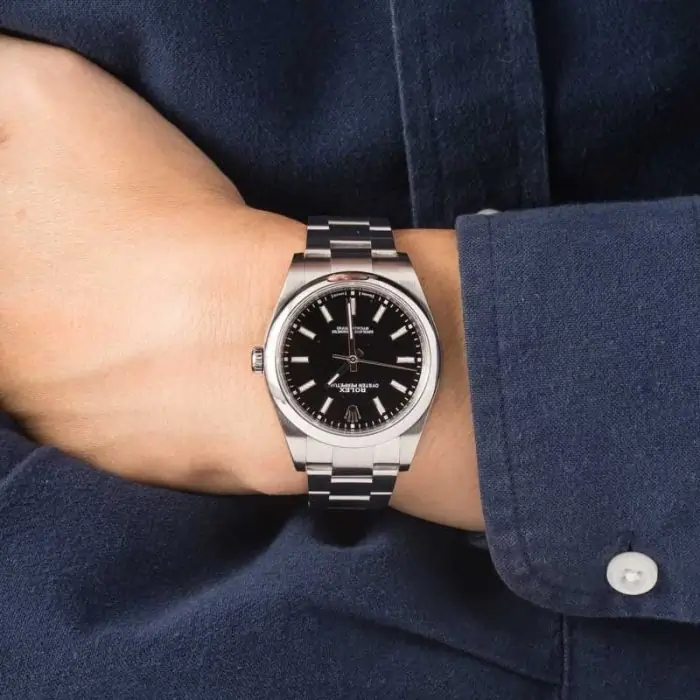 Cheapest Rolex Oyster Perpetual 39mm Black Dial 114300 - Image 5
