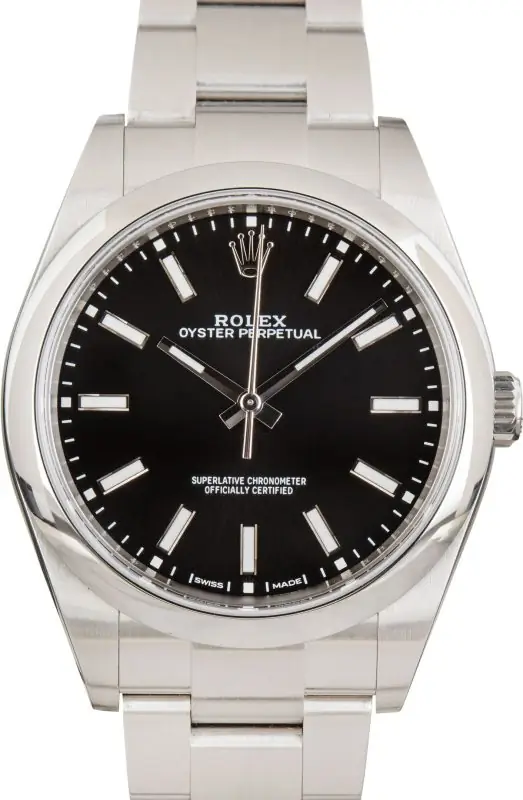 Cheapest Rolex Oyster Perpetual 39mm 114300 Black Dial